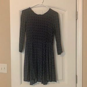 blue longsleeve dress